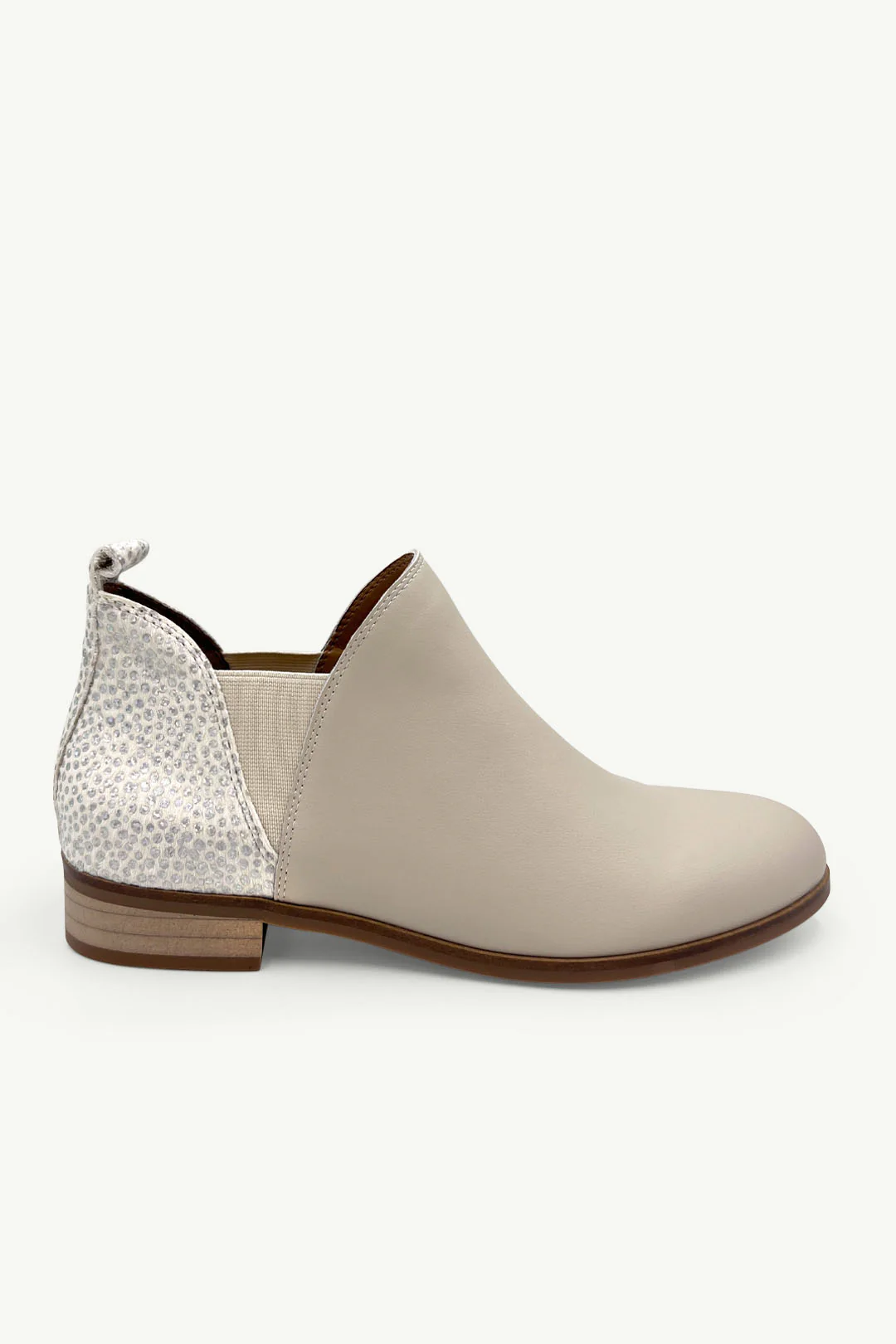 Aria Beige + Silver Cheetah