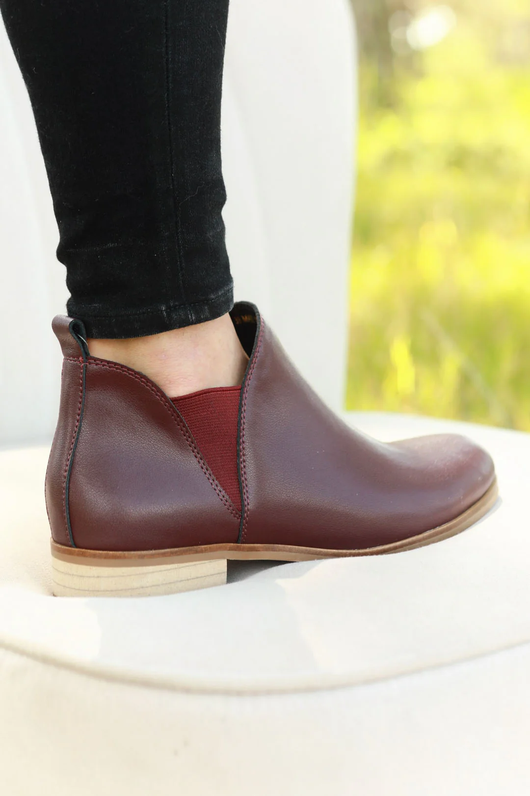 Aria Burgundy Leather - Image 5