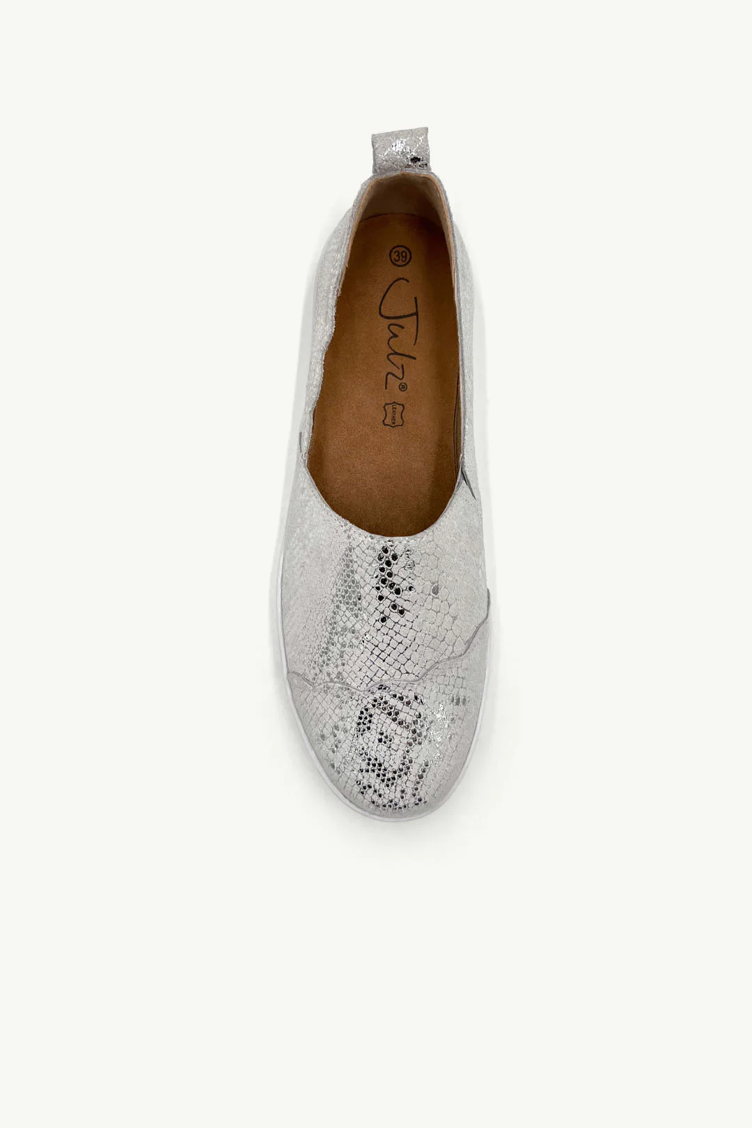 Fran Scalloped Silver Snake - Image 4