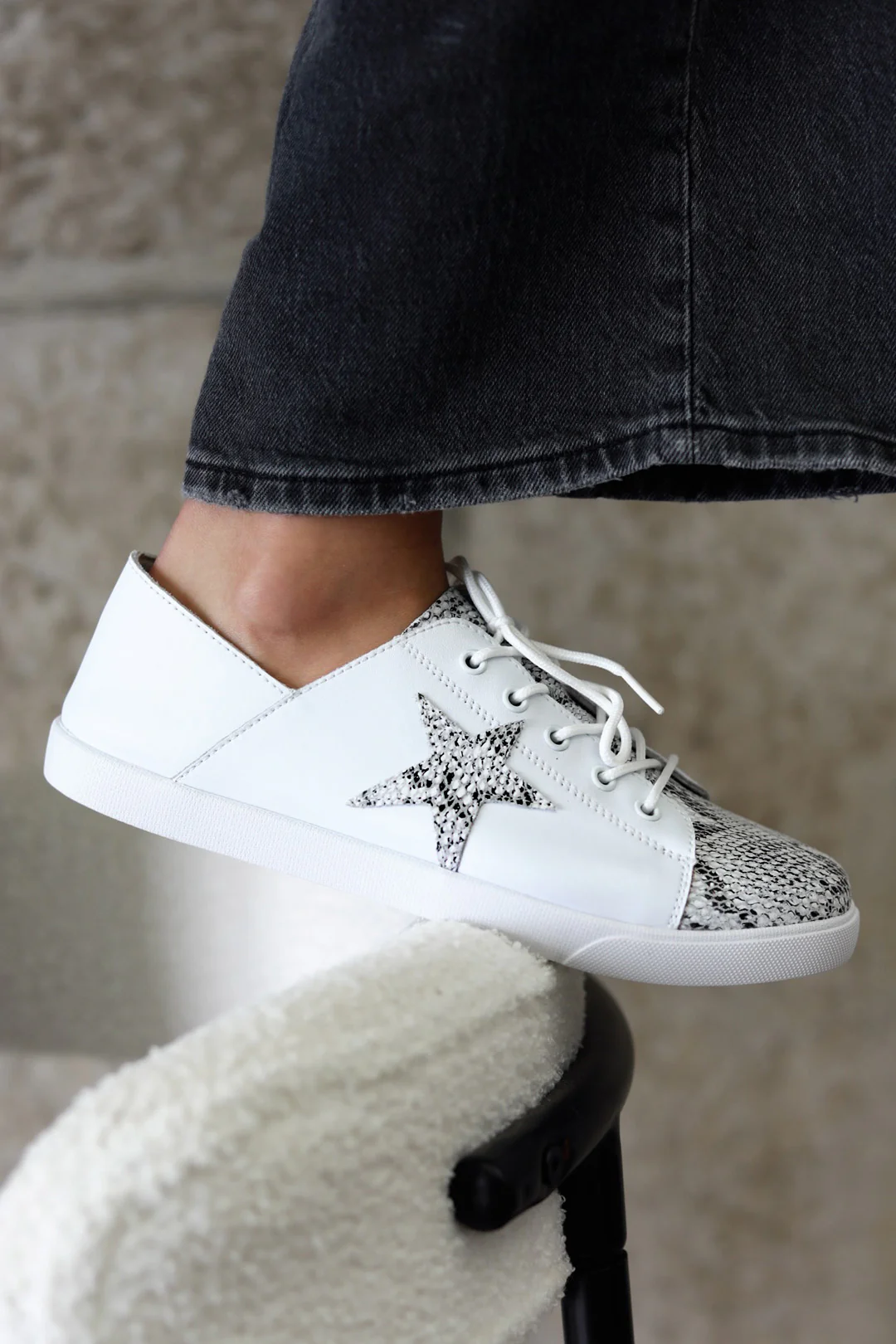 Vicki™ White + Snake Toe - Image 7