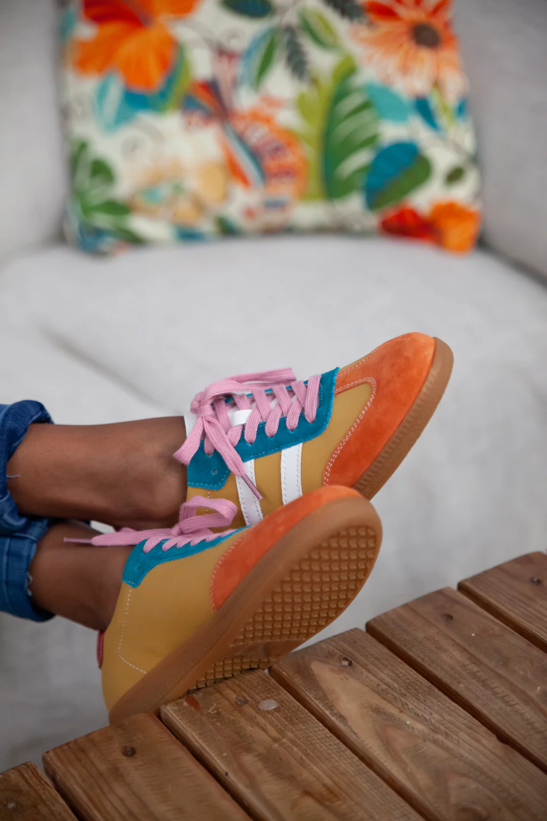 Shiloh Amber, Orange, White + Blue - Image 6