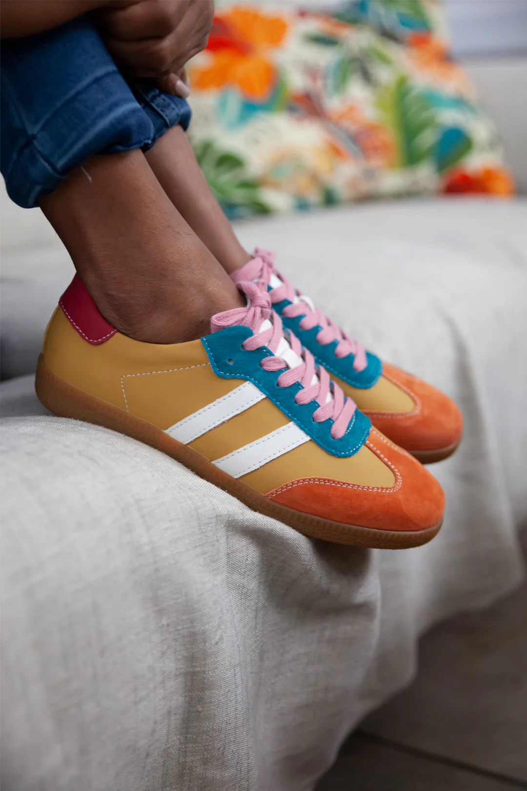 Shiloh Amber, Orange, White + Blue - Image 7