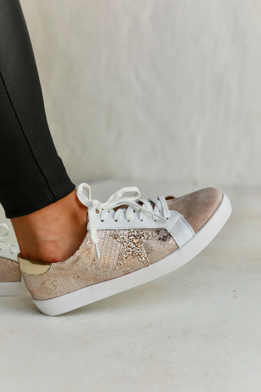 Sydney Taupe + Rose Gold Snake - Image 5