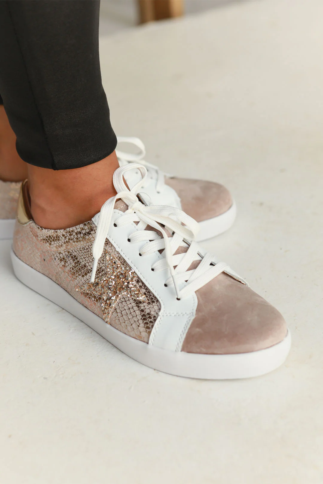 Sydney Taupe + Rose Gold Snake - Image 6