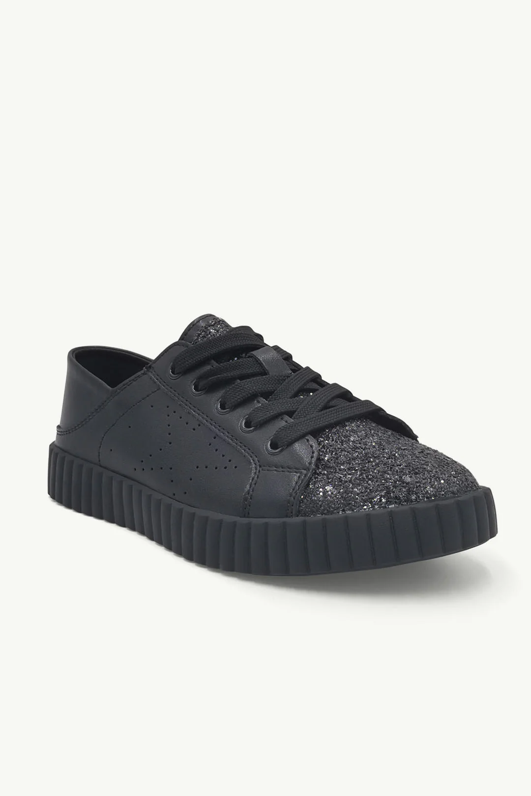 Valentina Black Glitter Toe - Image 2