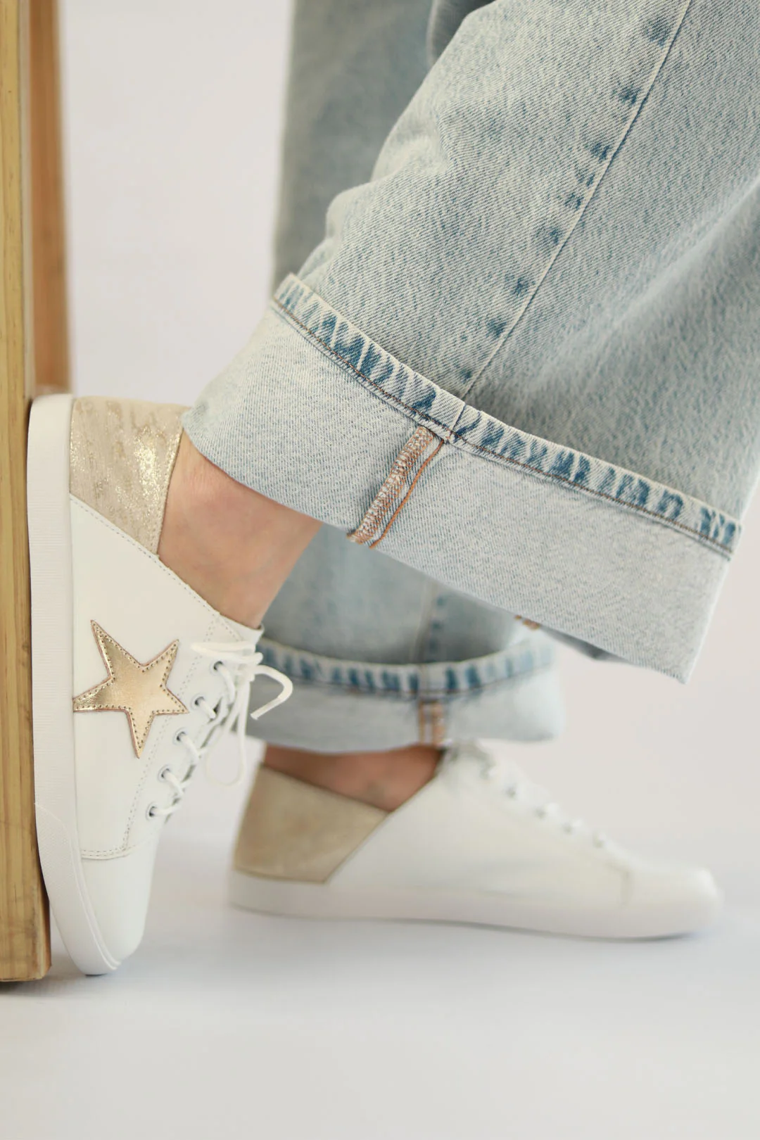 Vicki™ White + Brushed Gold - Image 6
