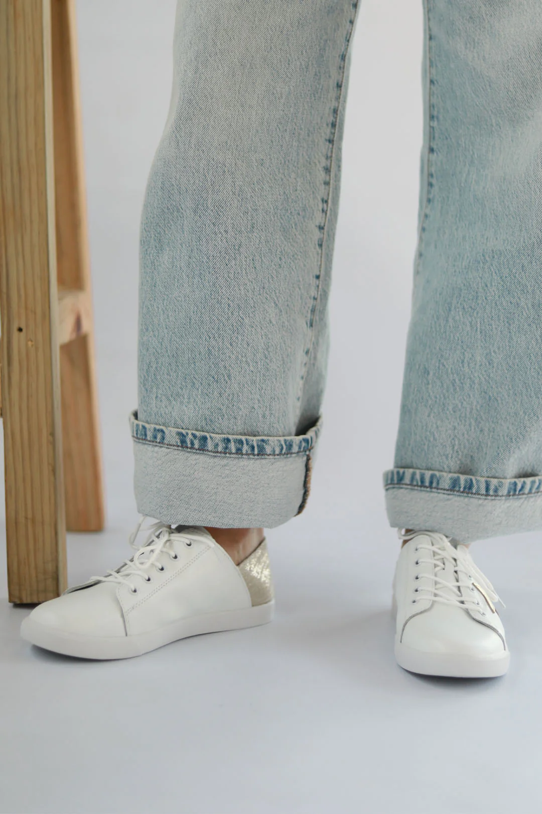 Vicki™ White + Brushed Gold - Image 8