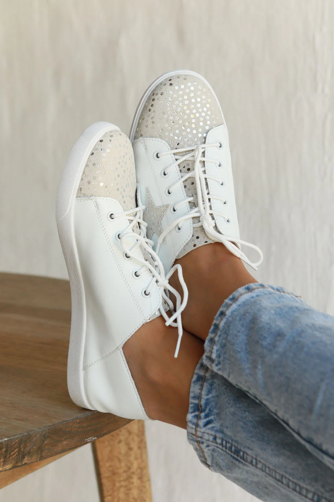 Vicki™ White + Silver Champagne Spots - Image 5