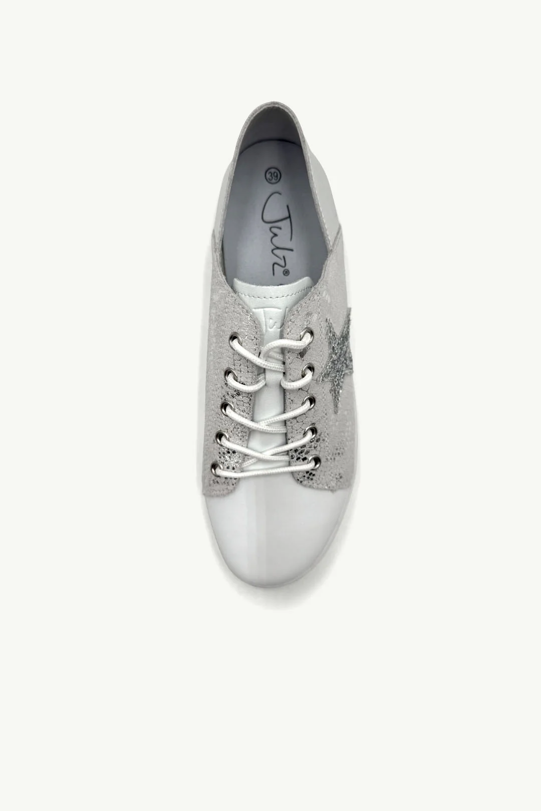 Vicki™ White Toe + Metallic Silver - Image 4